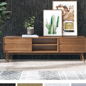 NOBLE TEXTURE GRAY HOME DECOR WALL COVER WALLPAPER