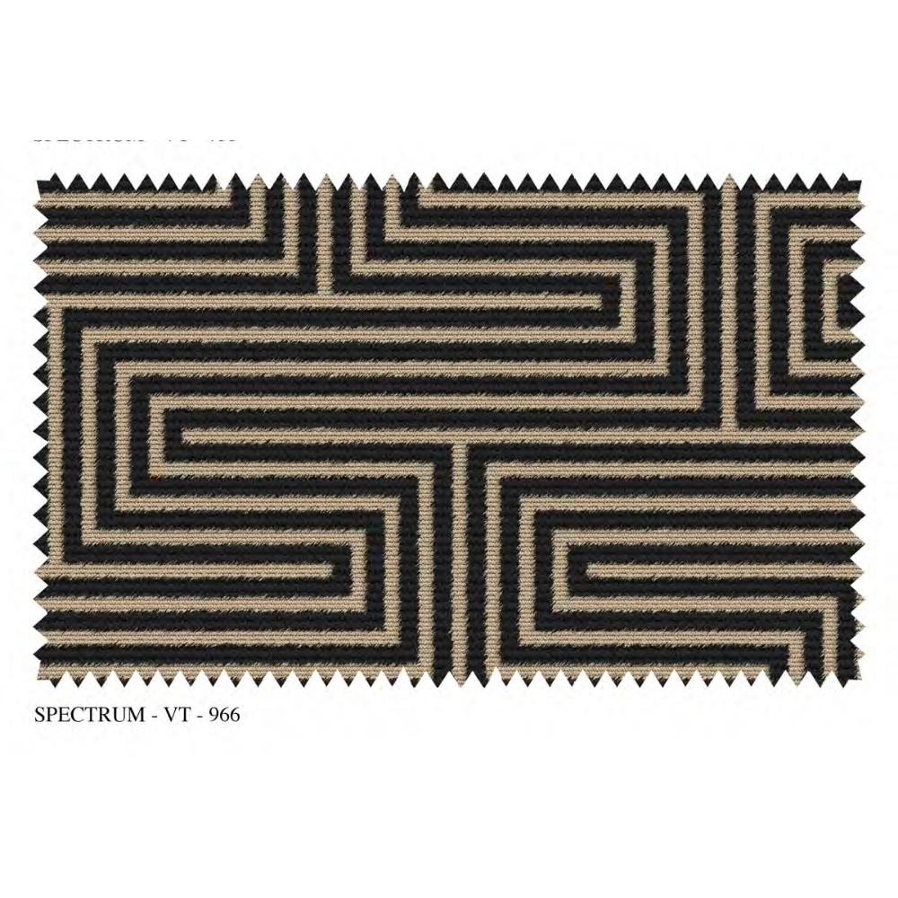 Spectrum Collection Geometric Maze Vermount Velvet Upholstery Fabric (100% Polyester)