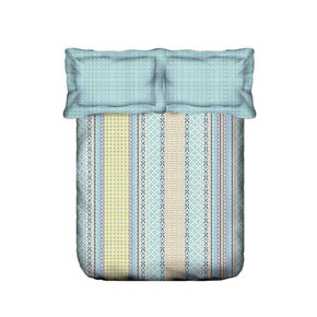 DAZZLE SUPER SOFT CHECKRED COTTON PRINTED DOUBLE BEDSHEET