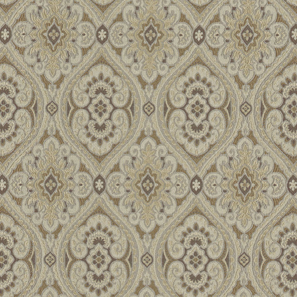 Malibu  polyester Upholstery jacquard Ogee fabrics