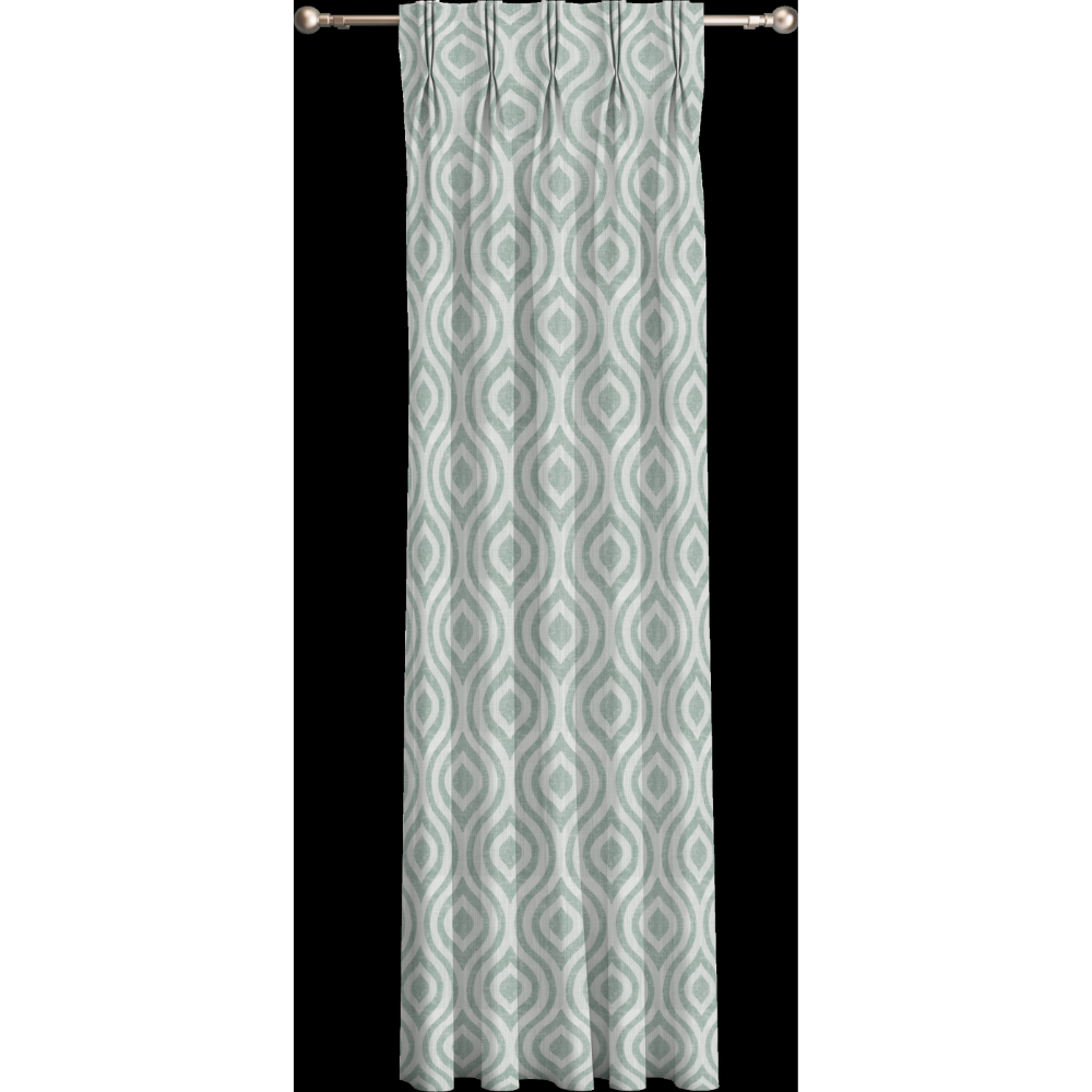 DAX MONACO ETERNAL LIGHT TURQUISE POLYETSER  CURTAIN FABRICS
