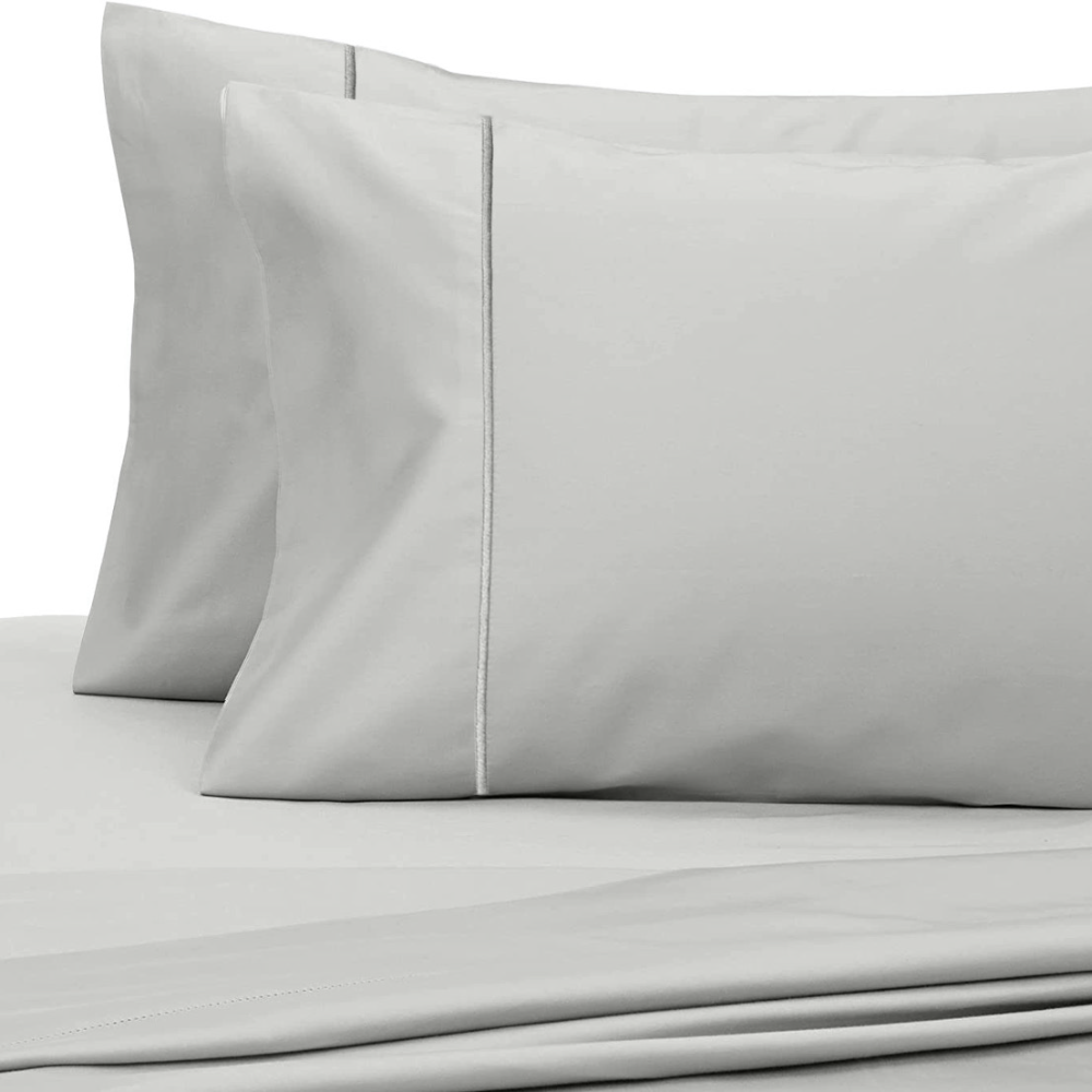Oscar 100% cotton double bedsheet set : 400 108A Dove SM