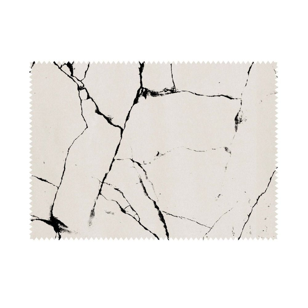 THE BLACK CONCEPT II VELVET UPHOLSTERY WHITE BLACK SPOT FABRICS
