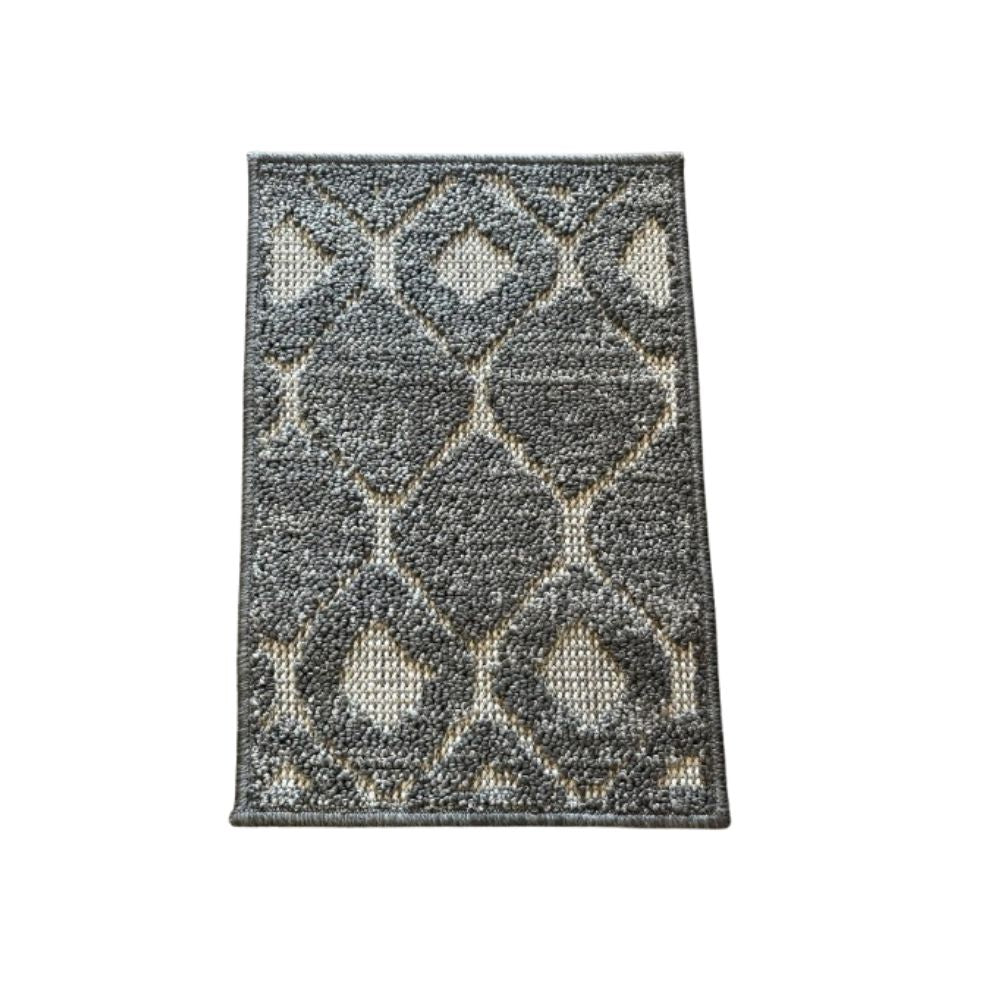 SANDRO JUTE DOORMAT 100% polyester white gray