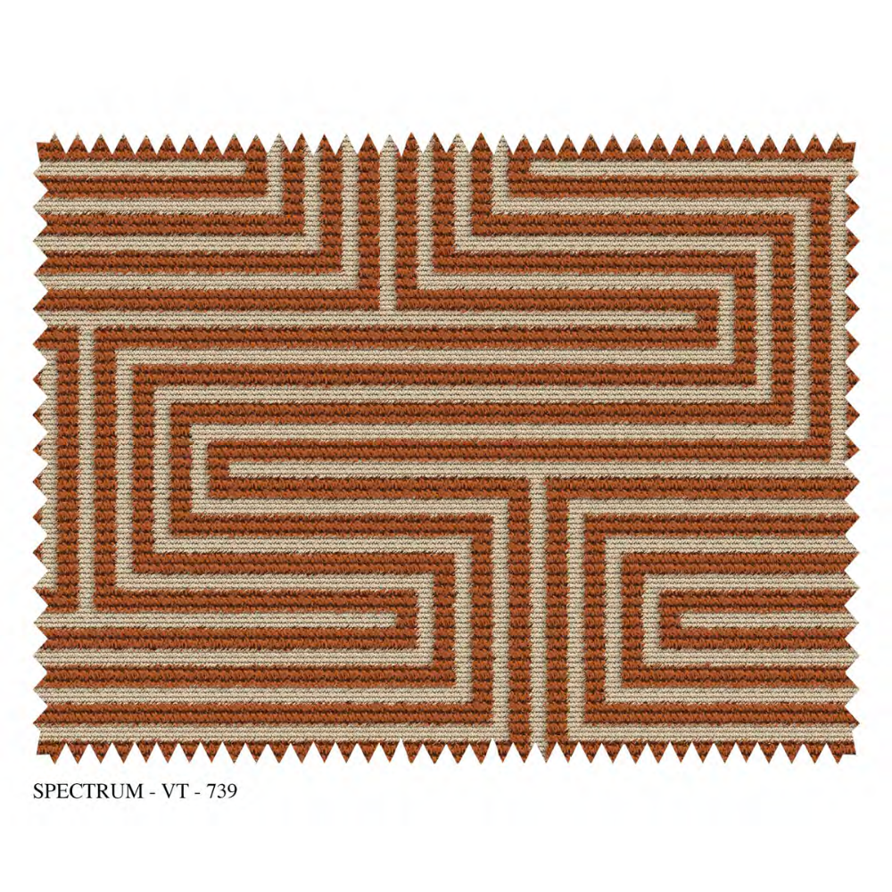 Spectrum Collection Geometric Maze Vermount Velvet Upholstery Fabric (100% Polyester)