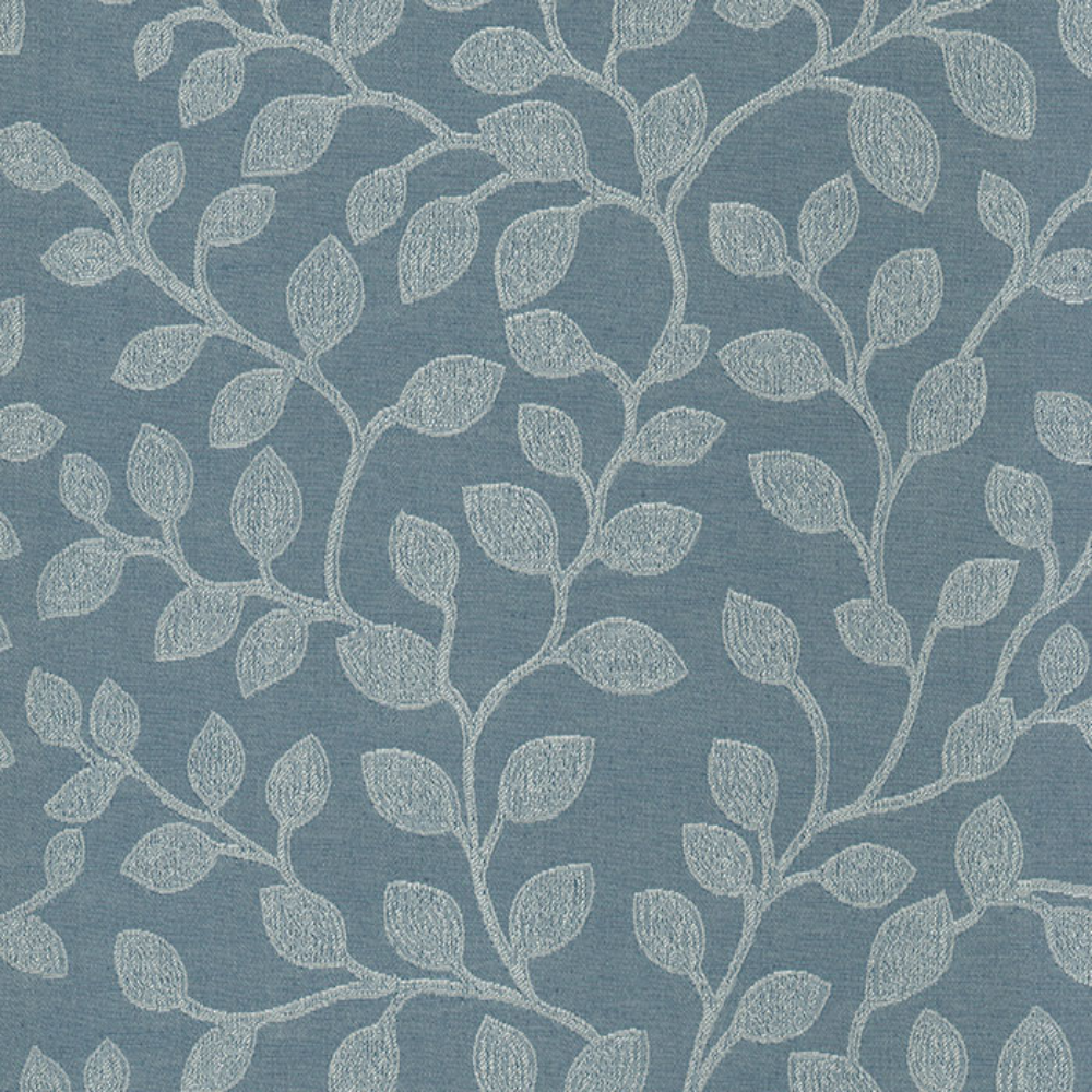HILTON JACQUARD LEAF MAIN CURTAIN  FABRIC
