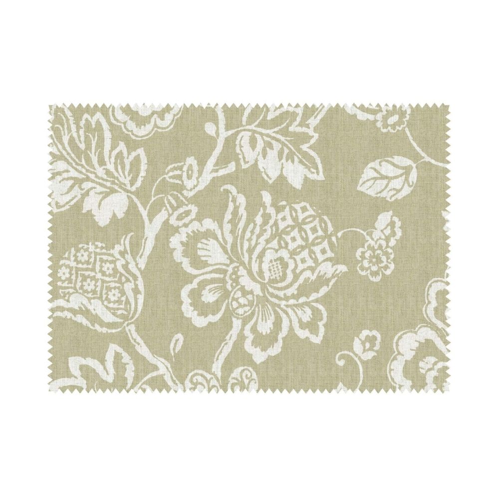 ENGLISH COTTAGE PRINT GRAY LIGHT  FLOWER PRINT  CURTAINS FABRICS