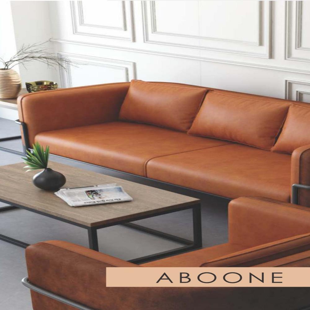 Aboone Leatheritte Sofa Febric