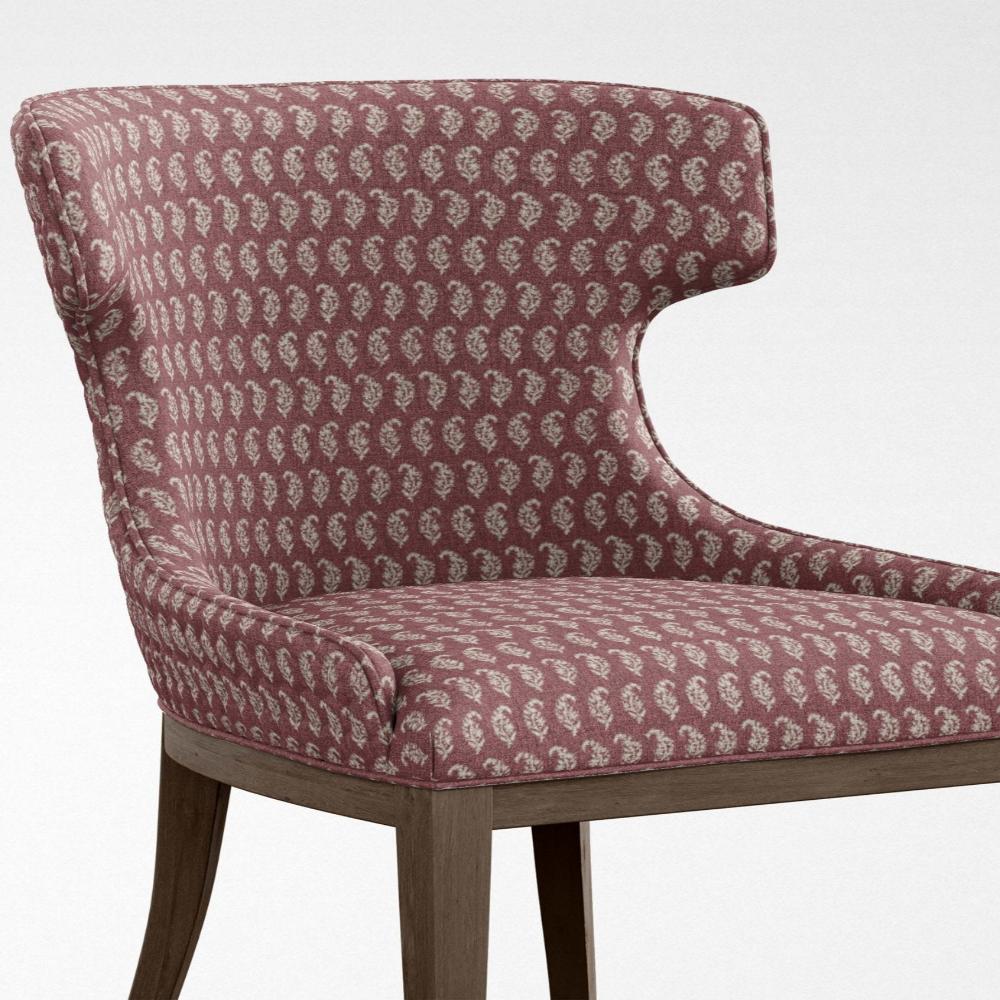 ARTISAN GEOMETRIC RED UPHOLSTERY  FABRIC