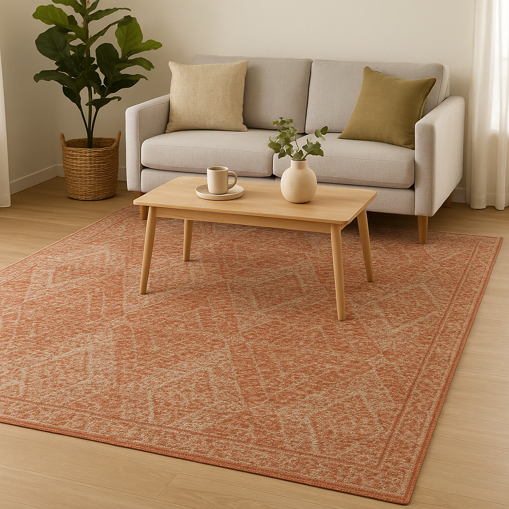 BEST SELLER OCTAVE RED CLAY  528-SI4 P RUGS