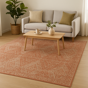 BEST SELLER OCTAVE RED CLAY  528-SI4 P RUGS