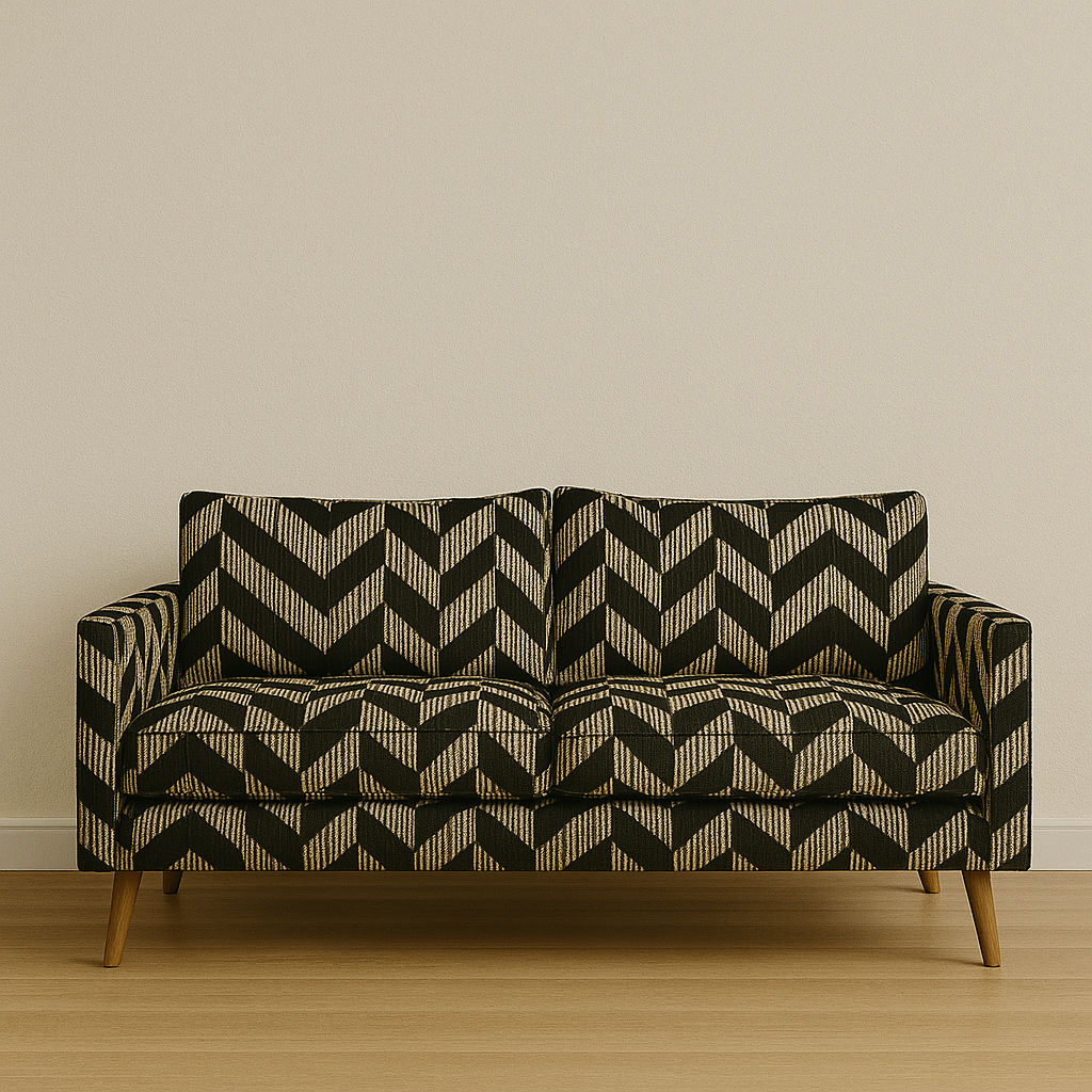 BEYOND BLACK POLYESTER DIMENSION GREY SOFA FABRIC