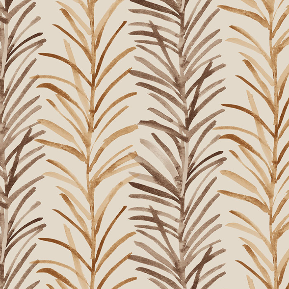 BARBADOS POLYESTER PRINT  LEAF MAIN CURTAIN FABRICS