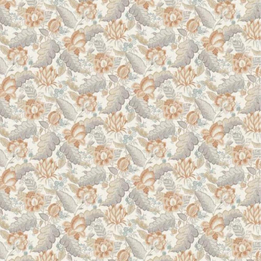 CINTHIA CINTHIA PRINT FLOWER BROWN CURTAIN  FABRIC