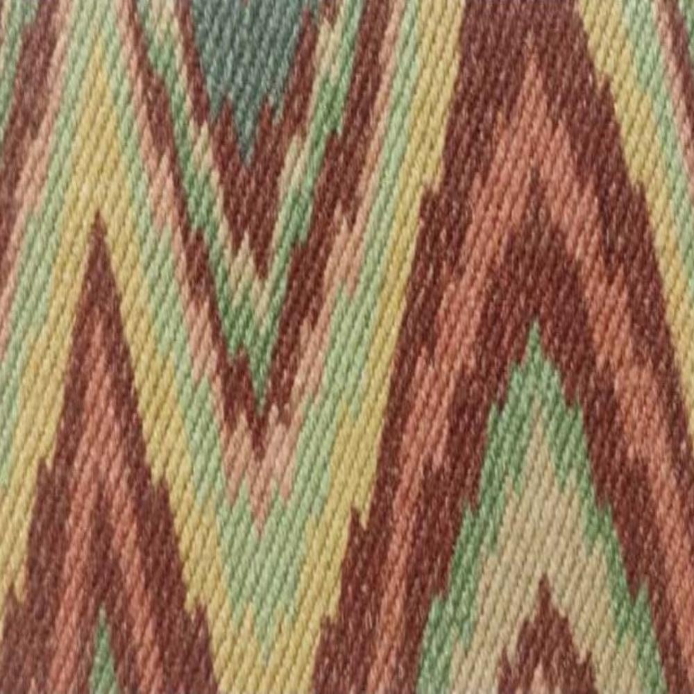 CINTHIA GEOMETRIC RED  SOFA  FABRIC