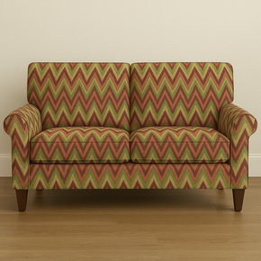 CINTHIA GEOMETRIC RED  SOFA  FABRIC