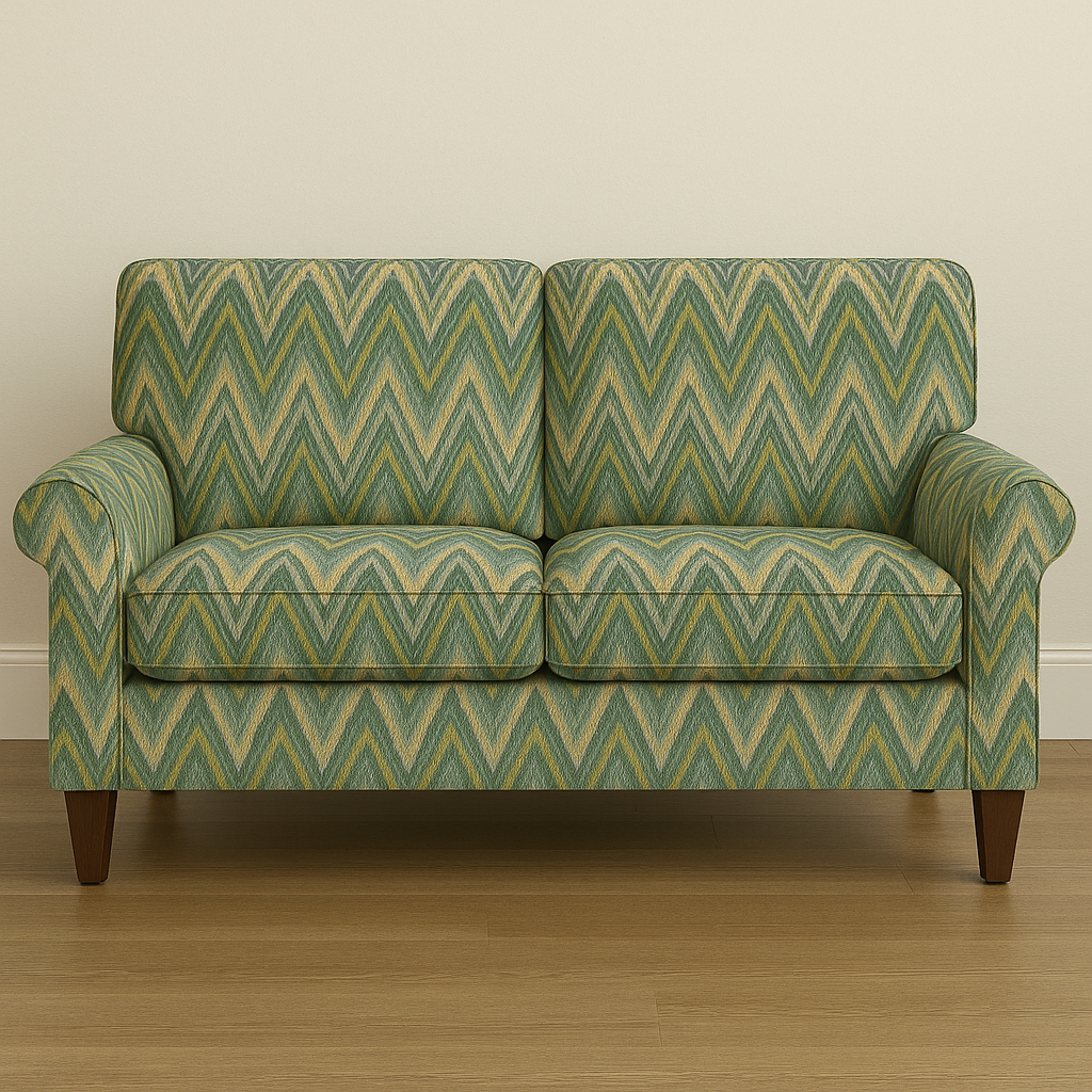 CINTHIA  ZIGZAG LIGHT GREEN FABRIC