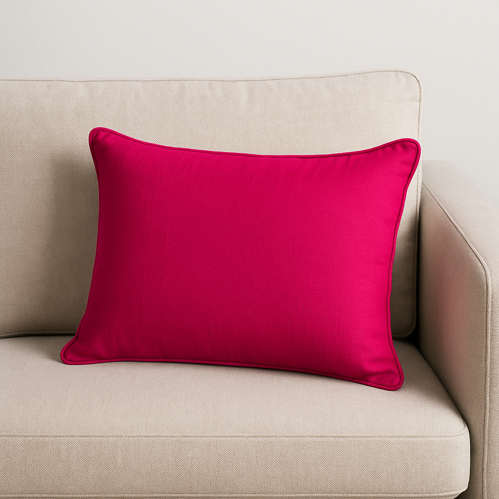 SILK PLAIN  SOLID COLOR CUSHION COVER 30CMX45CM