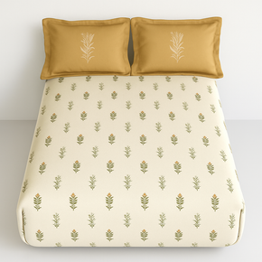 DAZZLE SUPER SOFT COTTON MULTI COLOR PRINTED DOUBLE  BEDSHEET