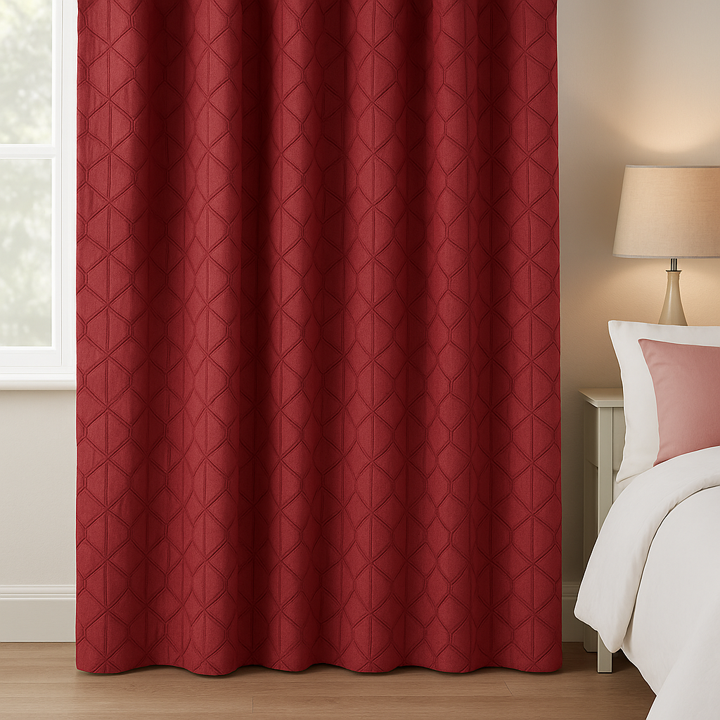 DUNE JACQUARD CHECKS MAIN CURTAIN FABRICS D