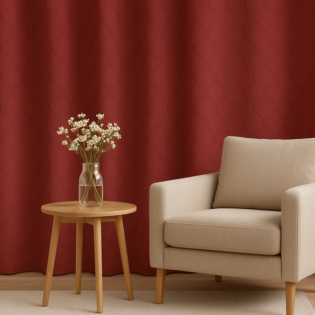 DUNE JACQUARD DAMAS MAIN CURTAIN FABRICS D