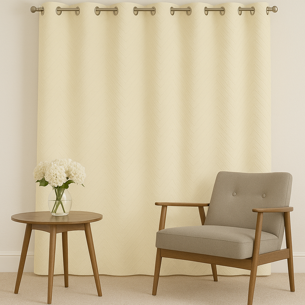 DUNE JACQUARD ZIGZAG MAIN CURTAIN FABRICS B