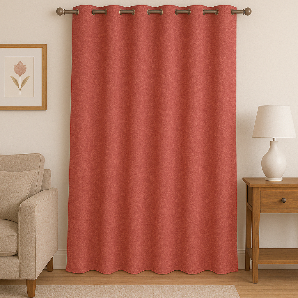 FRANKLIN JACQUARD TEXTURE POLYESTER MAIN CURTAIN FABRICS AH