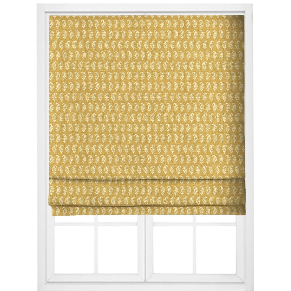 DURBAR LINES-Alluring GEOMETRIC YELLOW  BINDS FABRICS