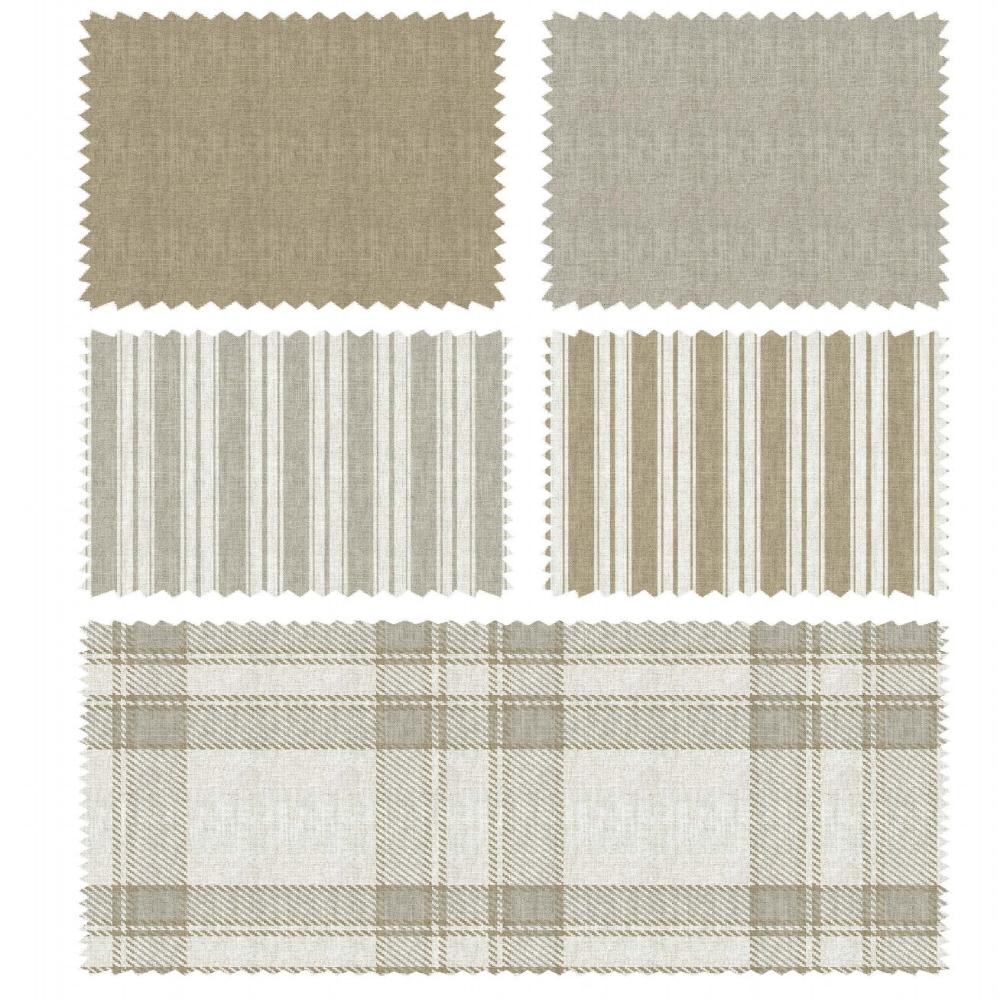 Geometric Fineprint upholstery stripe light gray fabrics
