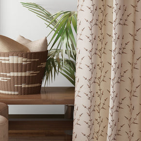 HILTON EMBROIDERY POLYESTER SORRENTO SHEER CURTAIN  FABRIC