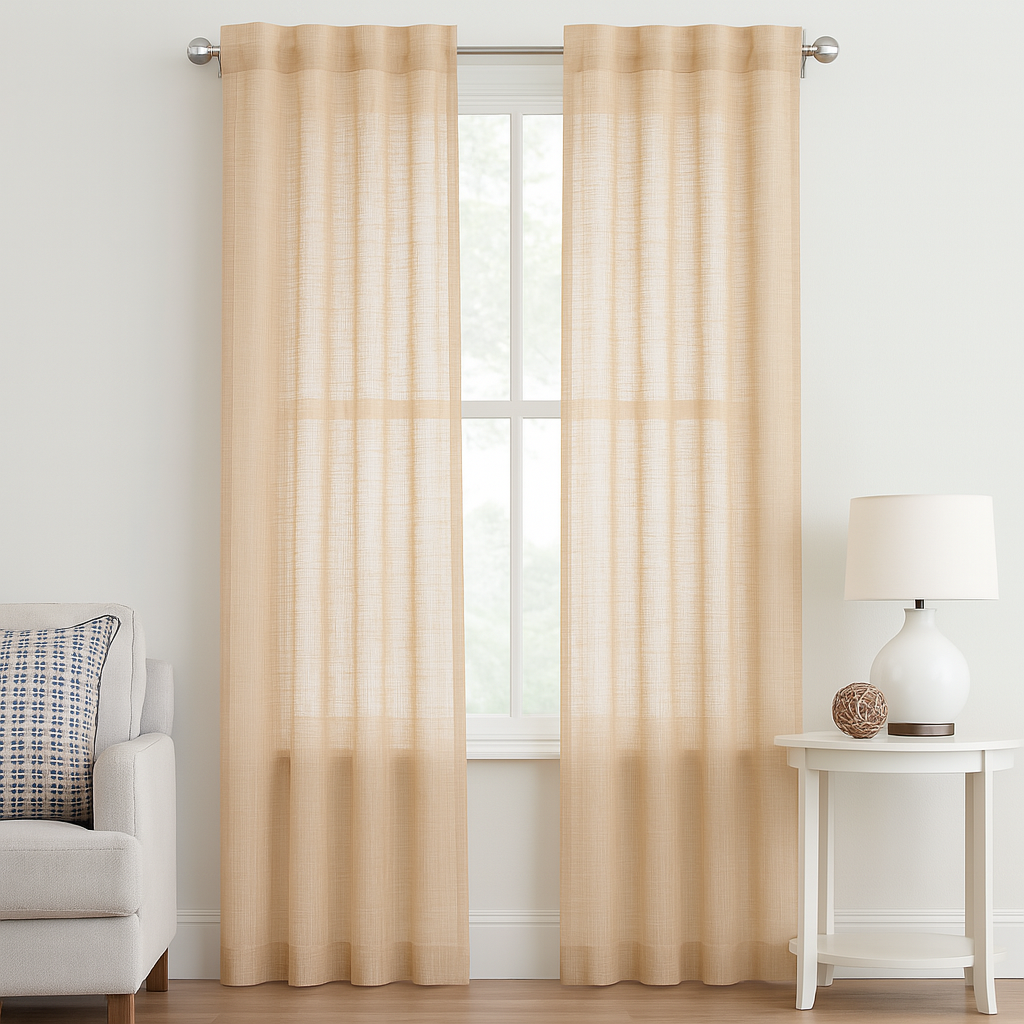 Stunning Sheer Curtain Fabric Texture Design 31431