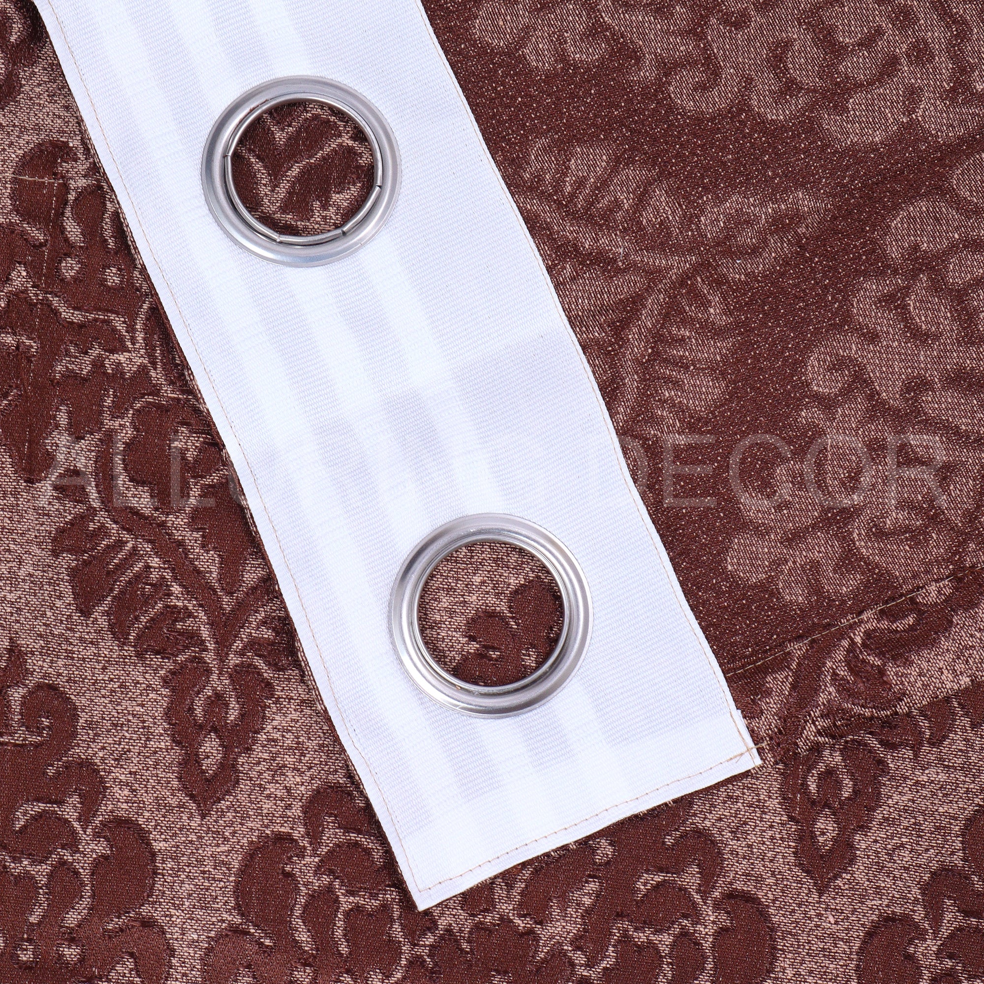 INDIAN MOTIFS BRONZE EYELET CURTAIN FOR BEDROOM &LIVING ROOM