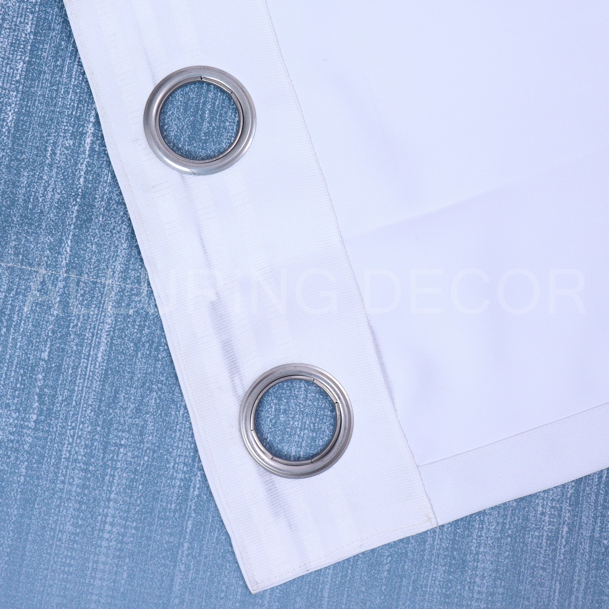 BRUSH & PAINT OMBRE BLUE EYELET CURTAIN FOR LIVING ROOM & REDROOM