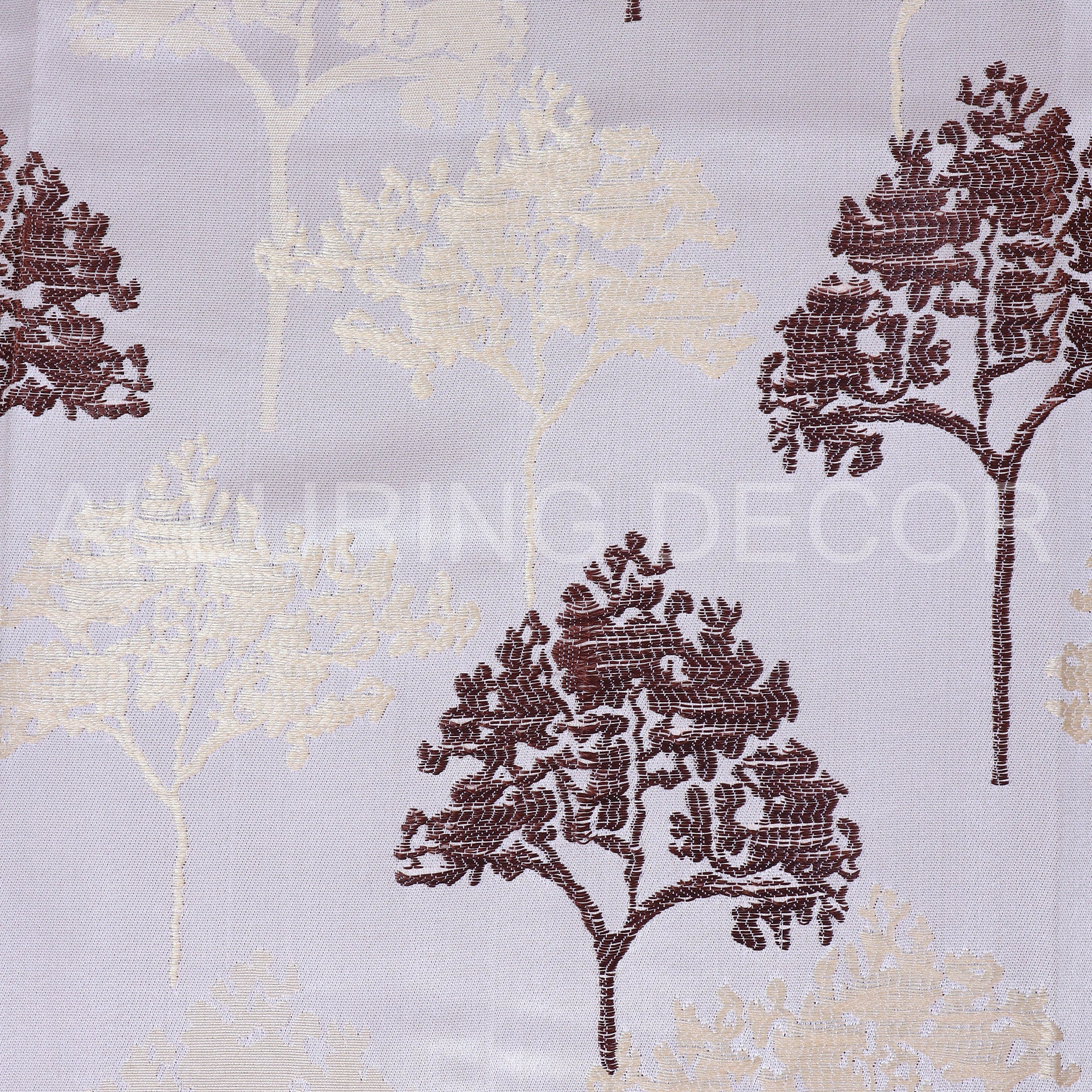 ELEGANT INDIAN PRINT GOLDEN BROWN CURTAINS FOR LIVING ROOM & BEDROOM