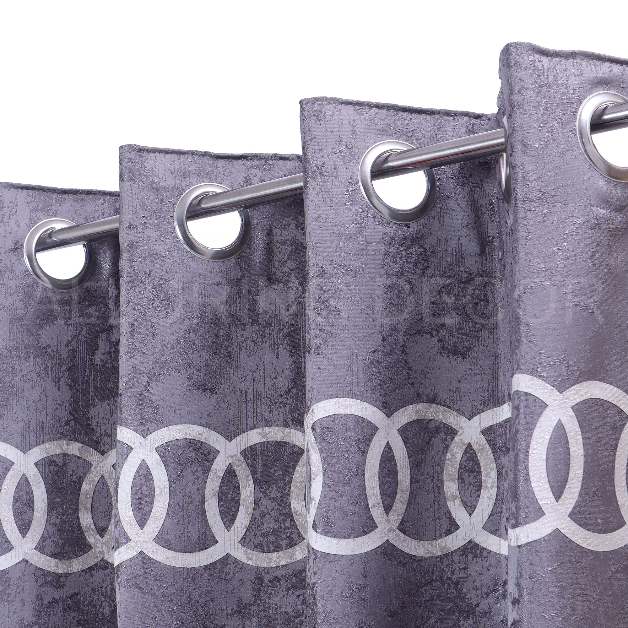 ELEGANT SEQUENCE  EMBROIDED EYELET CURTAIN FOR LIVING ROOM & BEDROOM