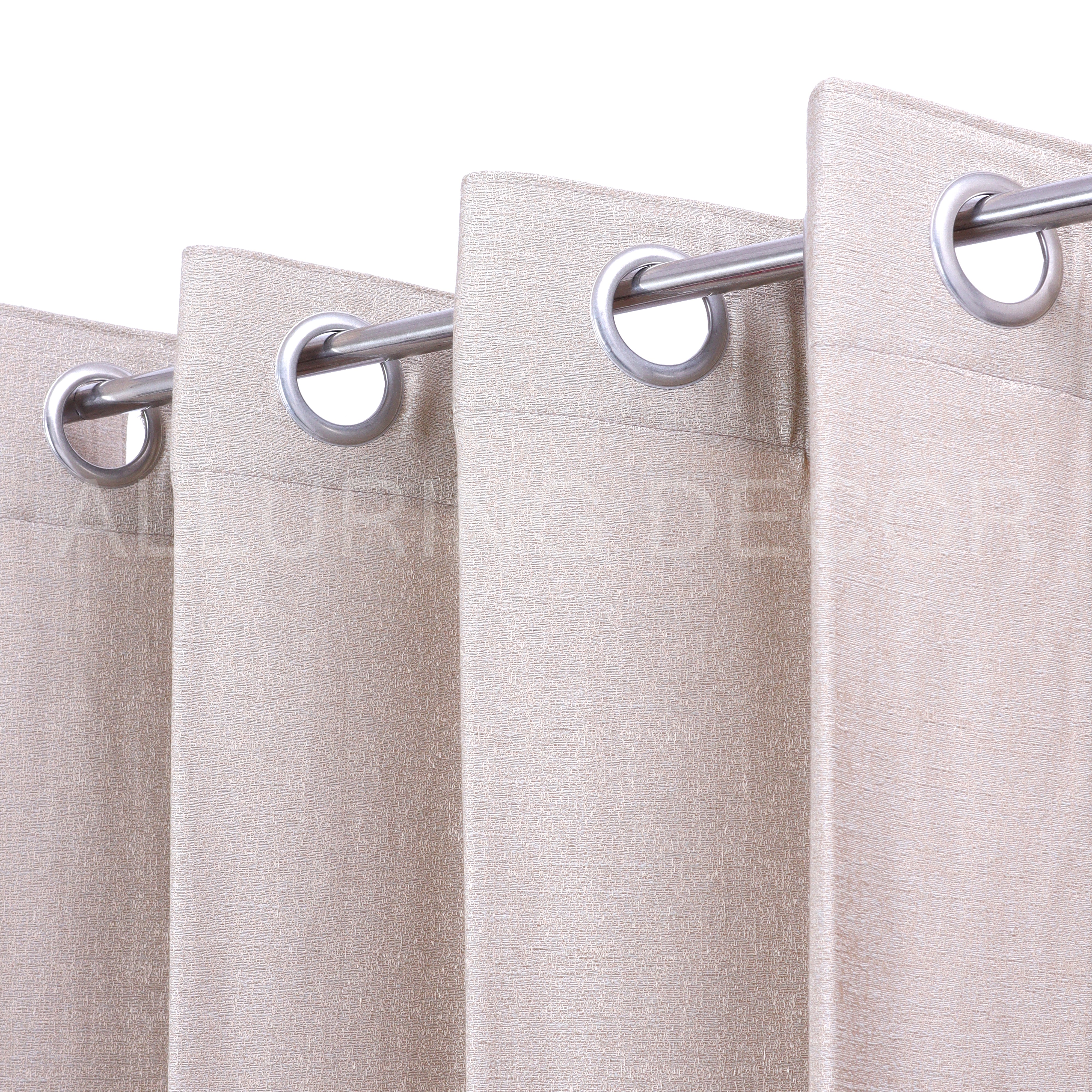 APIC FLOWER EMBROIDED  EYELET CURTAIN FOR LIVING ROOM AND BEDROOM