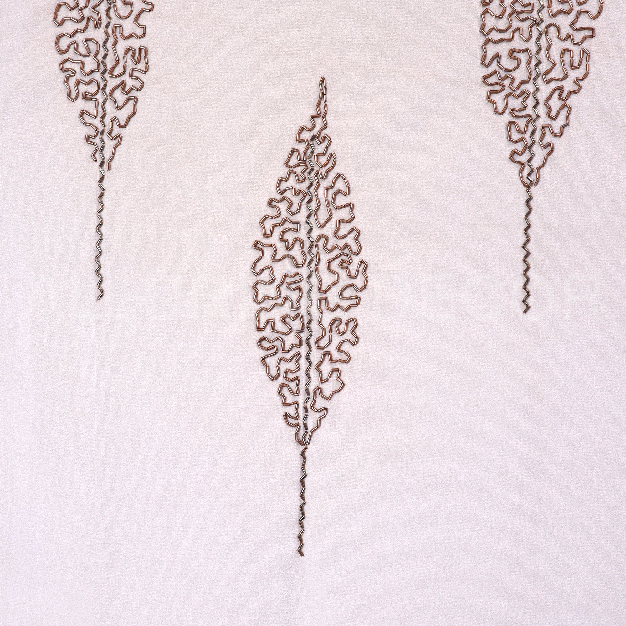 SEQUENCE LEAVES  EMBROIDED  VELVET CURTAIN FOR LIVING ROOM AND BEDROOM