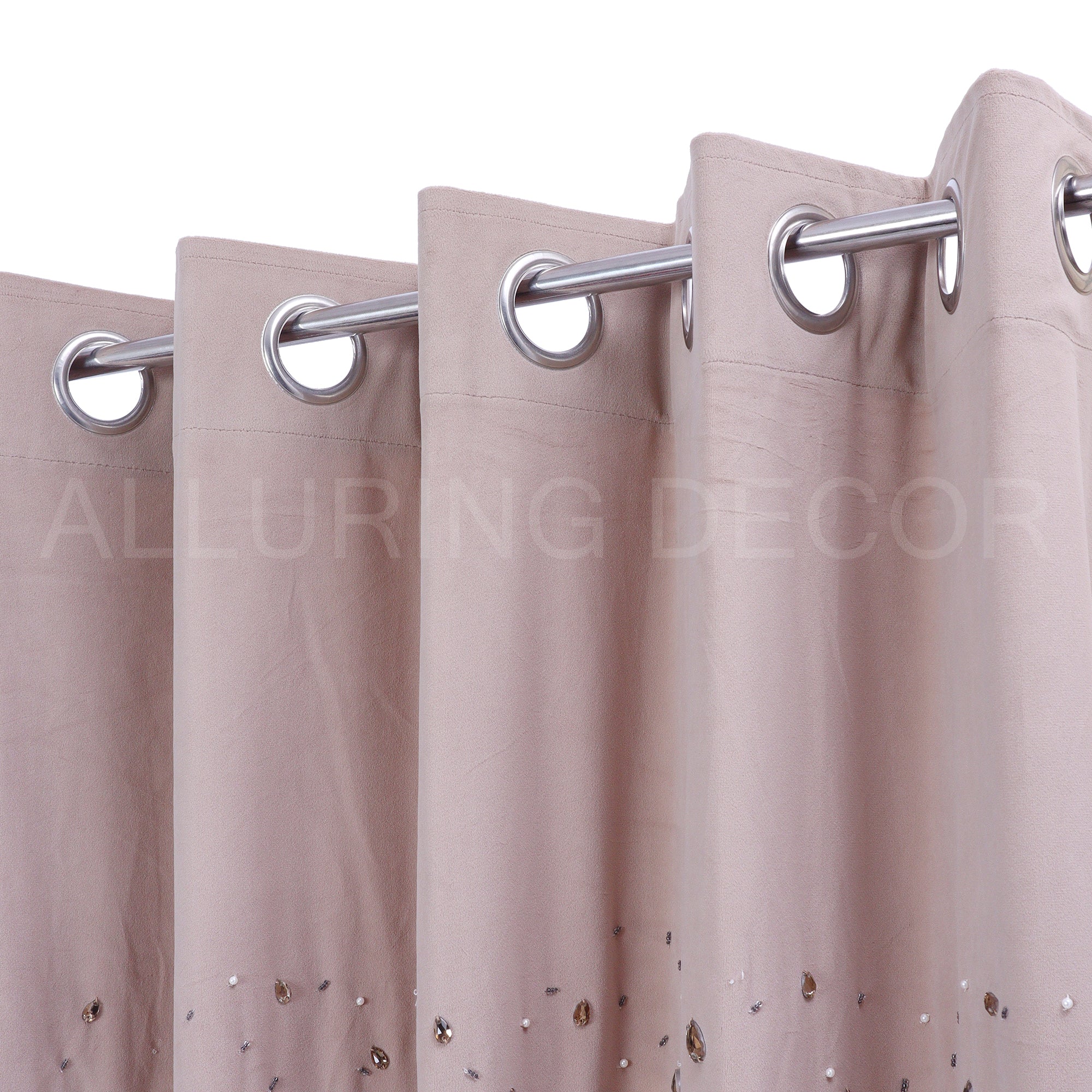 DIAMOND SEQUENCE  VELVET CURTAIN FOR LIVING ROOM AND BEDROOM