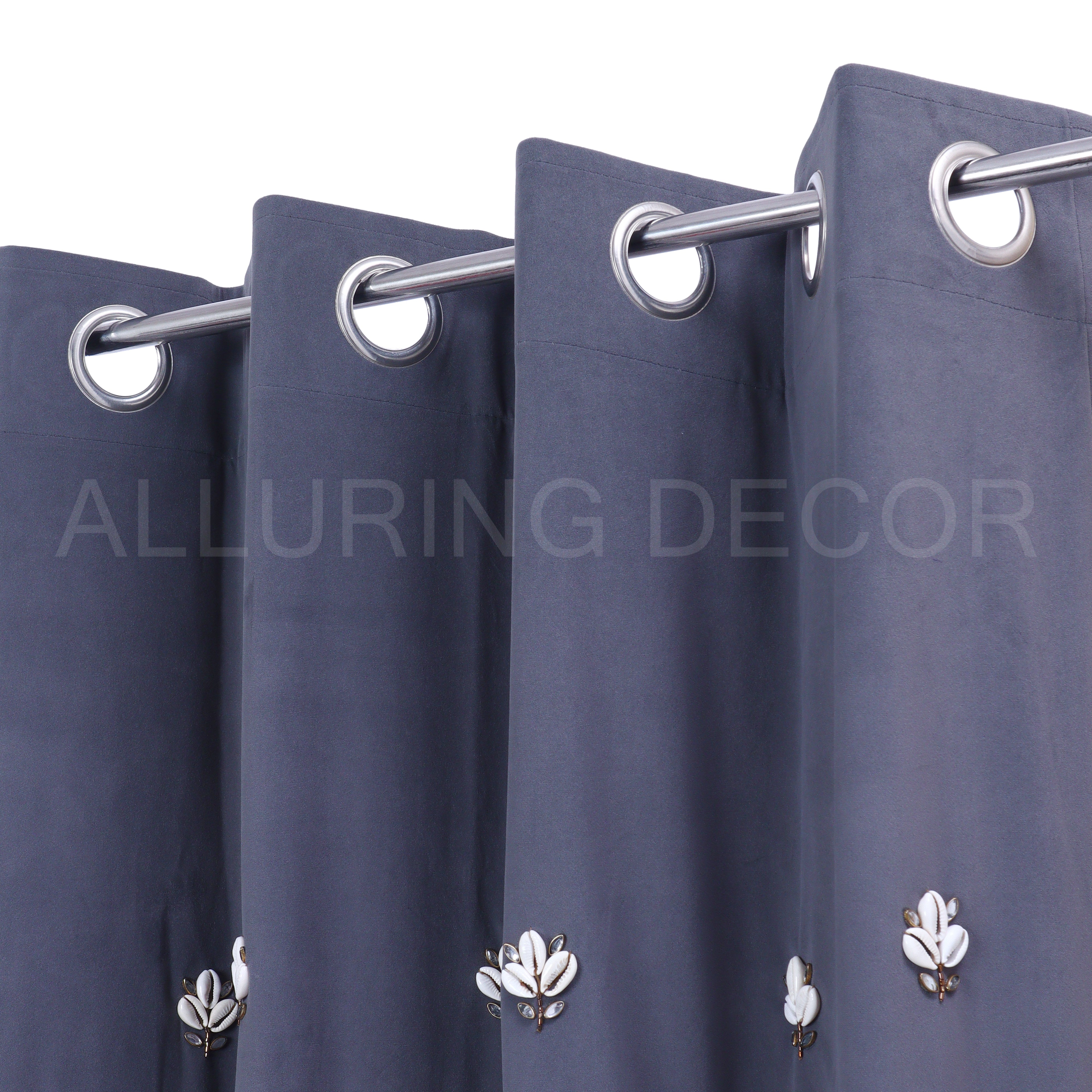 PATTERN DROPLET VELVET CURTAIN FOR LIVING ROOM AND BEDROOM