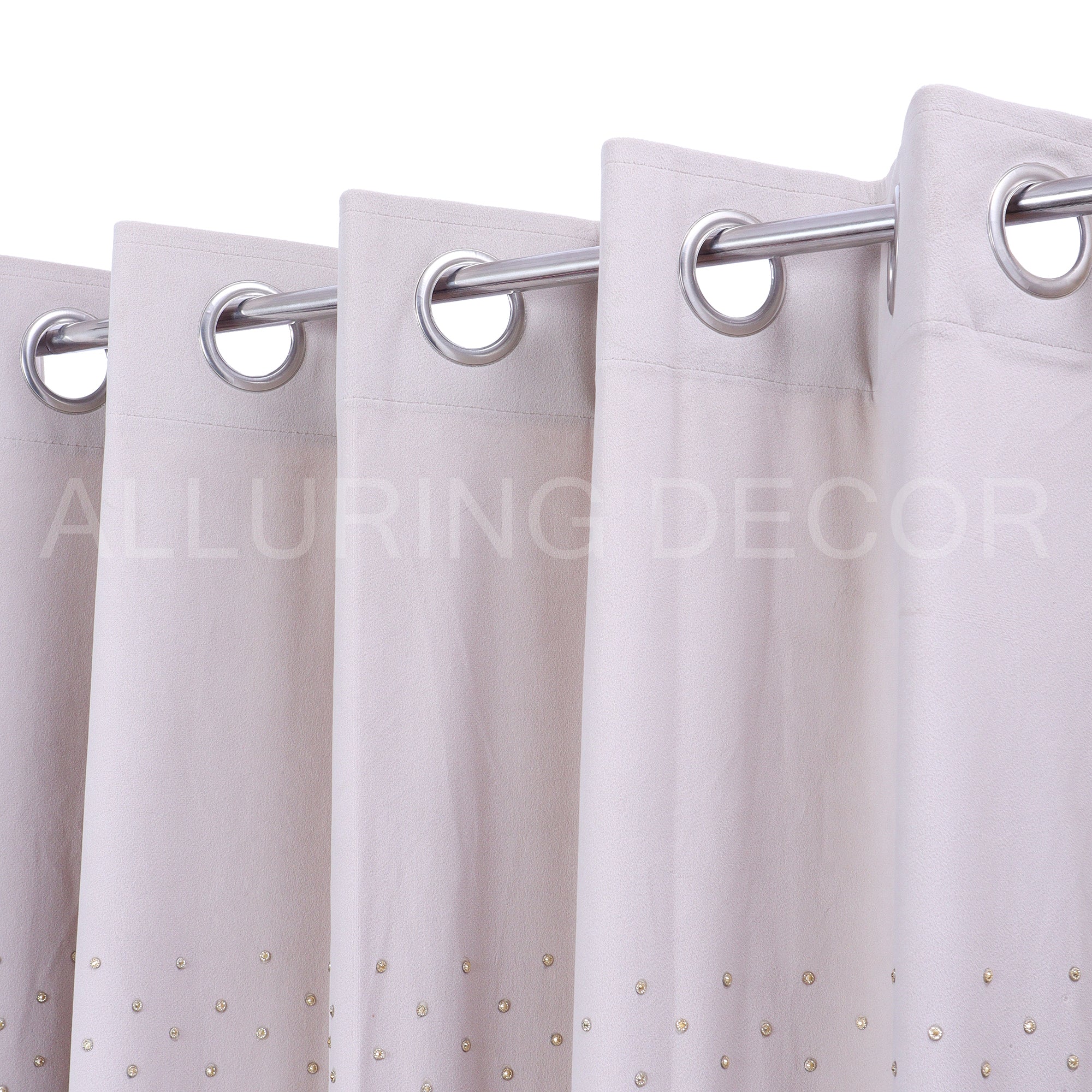 HAND MADE SEQUENCE EMBROIDED GEOMETRIC DESIGN  VELVET CURTAIN  FOR LIVING ROOM & BEDROOM
