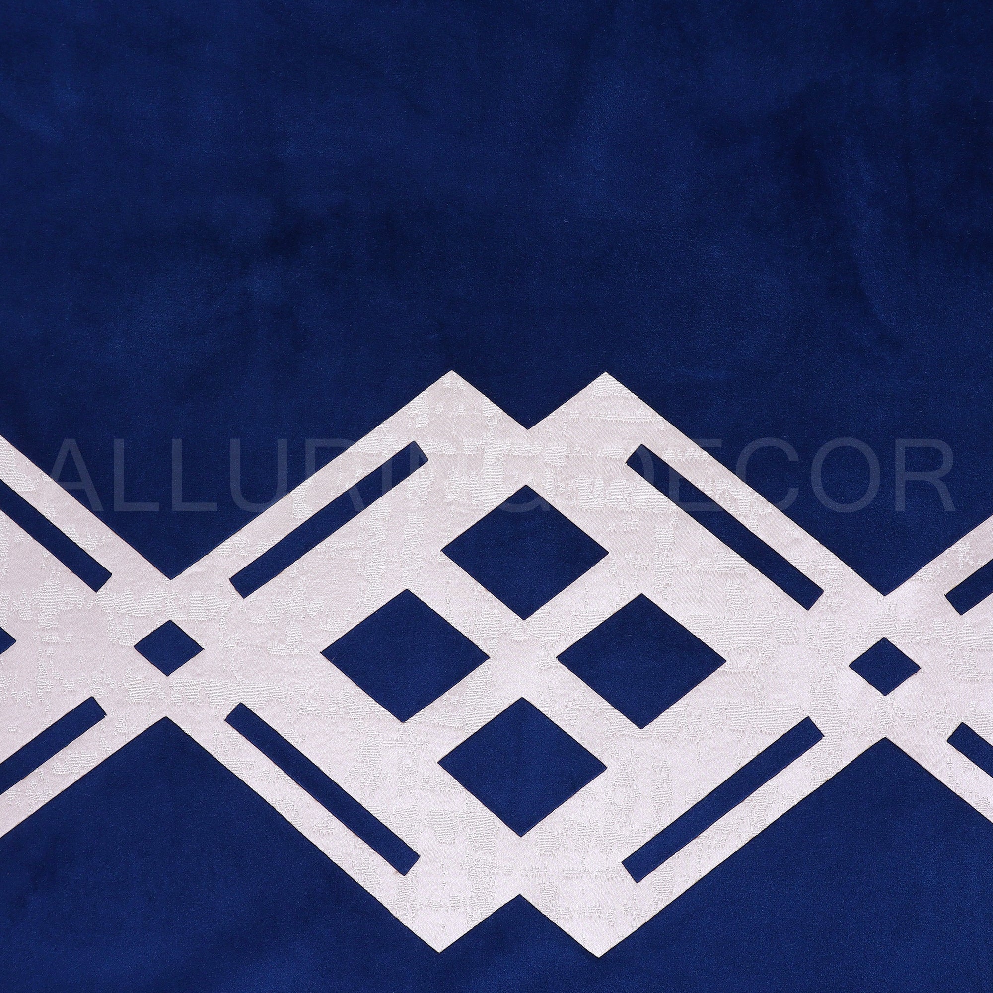 PATCH WORK EYELET VELVET  CURTAIN FOR LIVING ROOM & BEDROOM