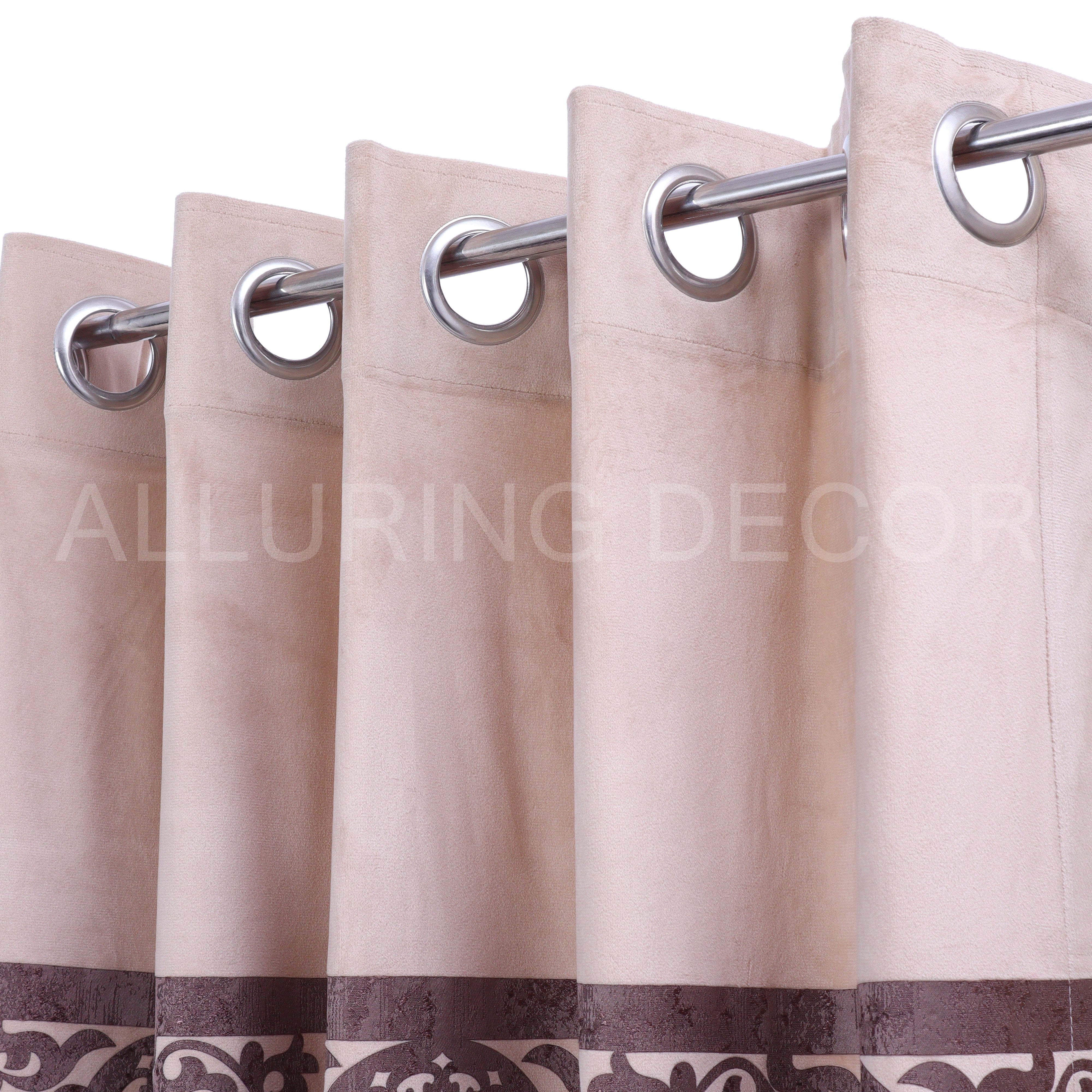 ROUND PATCH WORK VELVET CURTAIN FOR LIVING ROOM AND BEDROOM