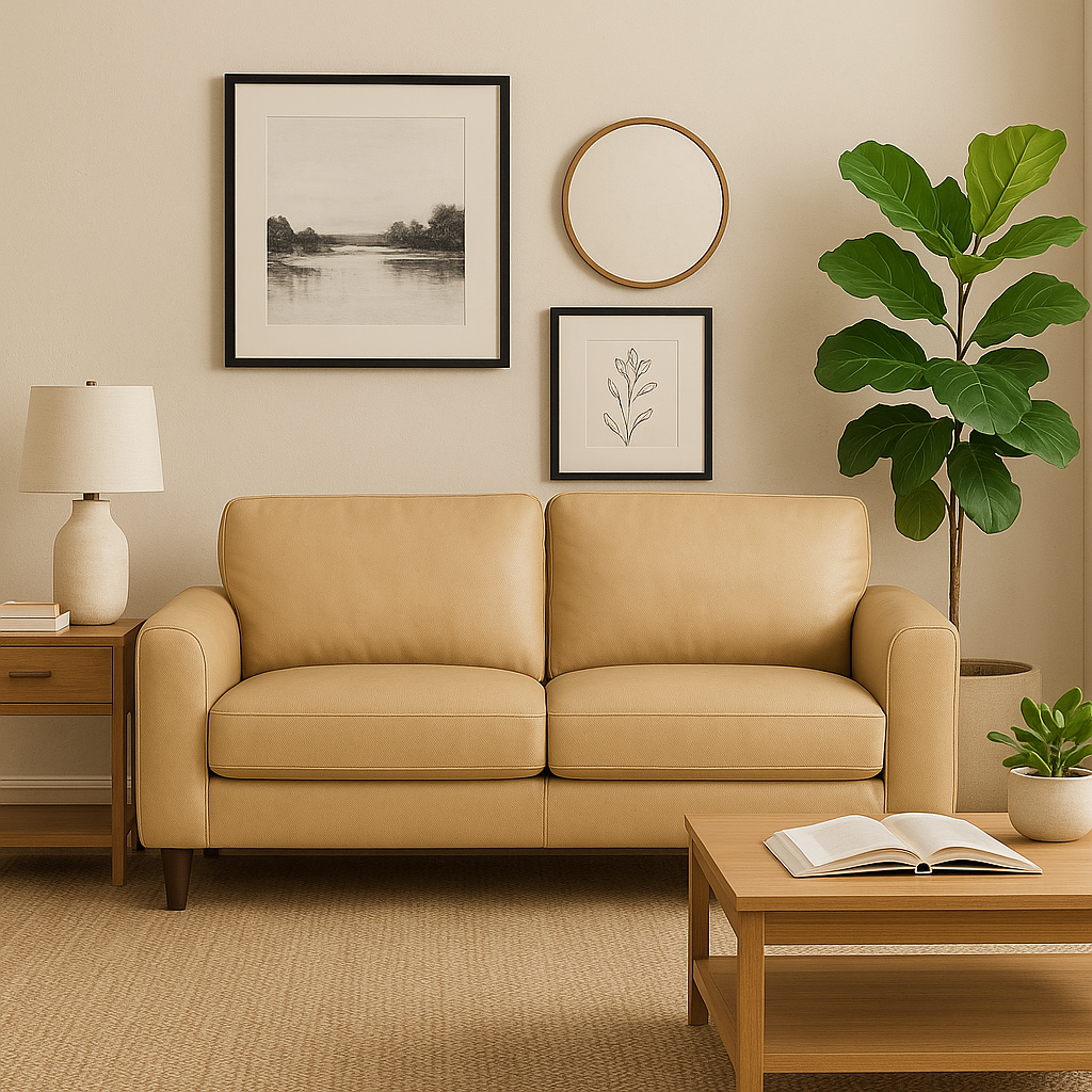 Premium Leatheritte Sofa Febric 18
