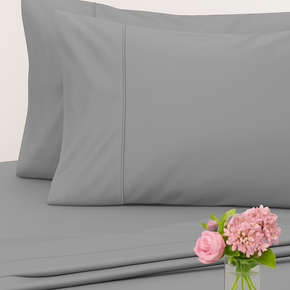 Oscar 100% cotton double bedsheet set : 400 107A Drizzle SM