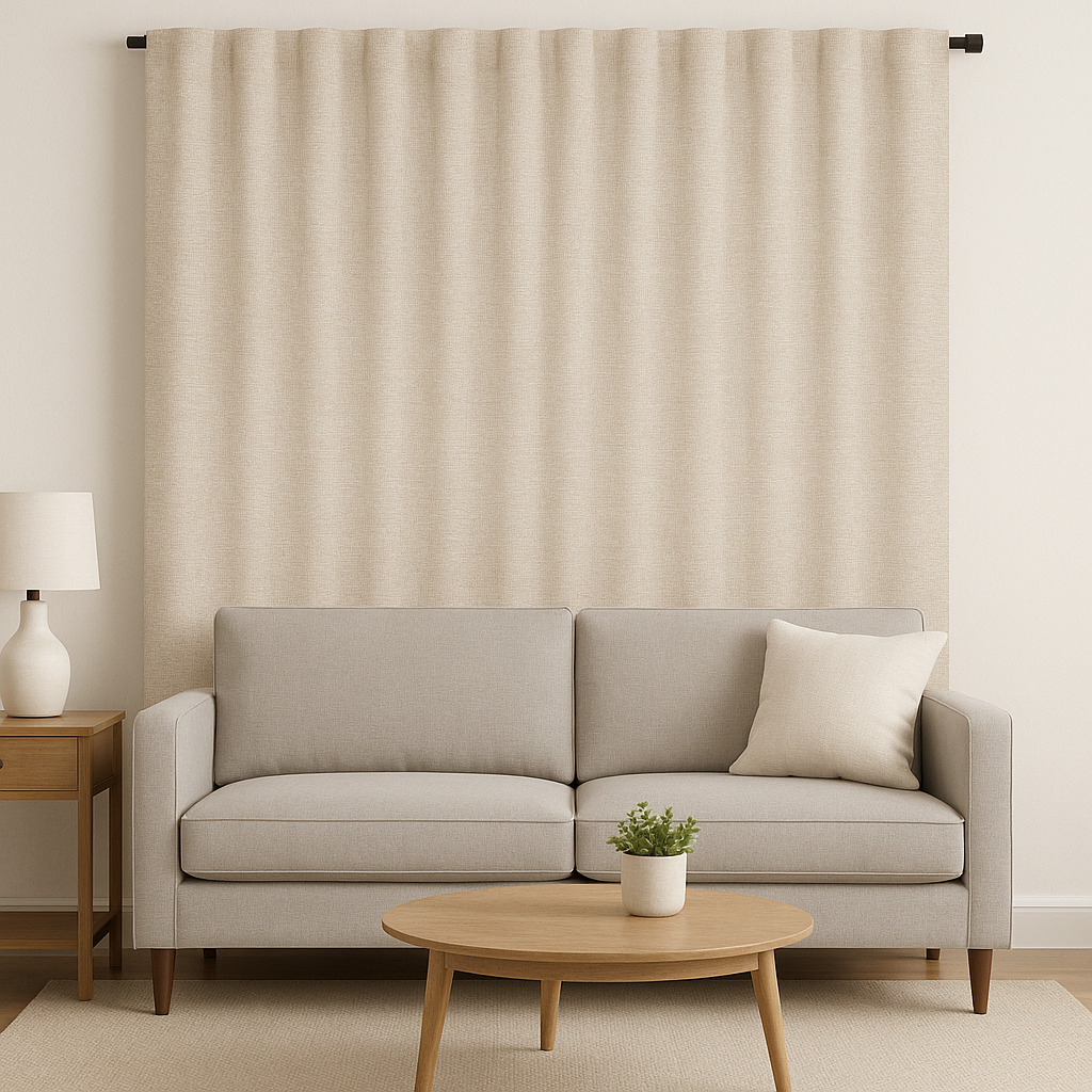 PEARL JACQUARD SMALL TEXTURE MAIN CURTAIN FABRICS AD