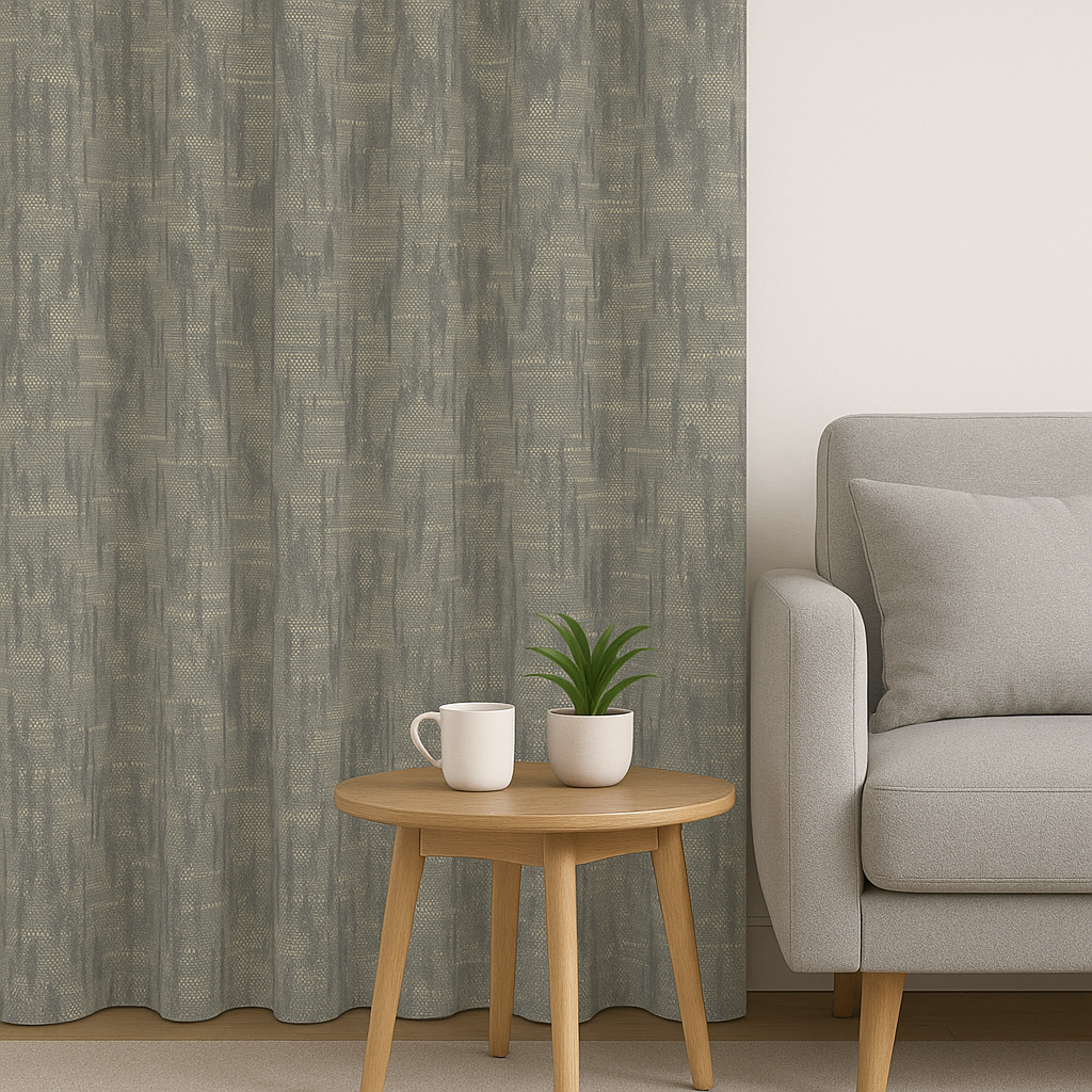 PEARL JACQUARD ZIGZAG MAIN CURTAIN FABRICS CC