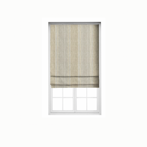 Roman Stripes Blind silver beige polyester linen fabrics