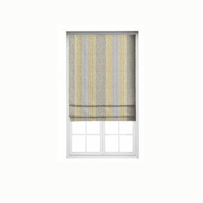 Roman Stripes yelllow light gray  Blind  fabrics