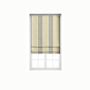 Roman Stripes light yellow Blind polyester linen fabrics