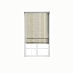 Roman Stripes Blind light silver beige polyester linen Fabric